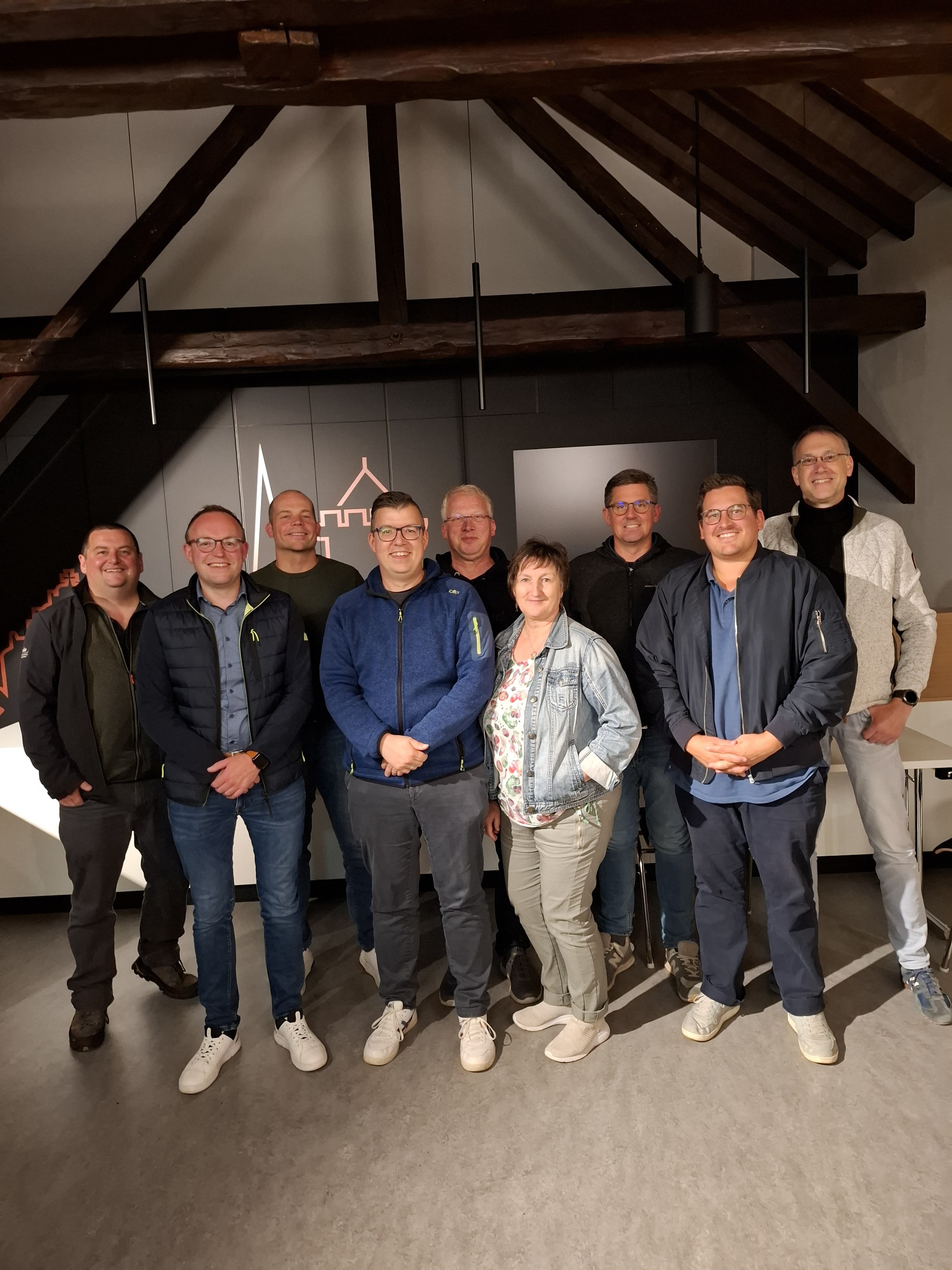 Die Fraktion mit Oliver Weppler (2. v.l.)