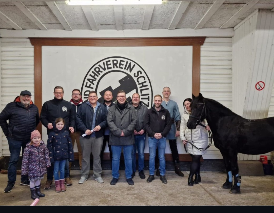 Die CDU im Gespr�ch mit dem RuF Schlitz